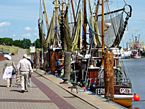 Cter para la pesca del camarn en Greetsiel